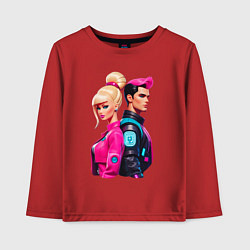 Детский лонгслив Ken and Barbie - ai art