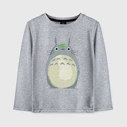 Лонгслив хлопковый детский Neighbor Totoro, цвет: меланж