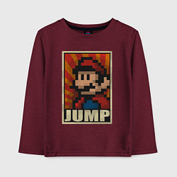 Детский лонгслив Jump Mario