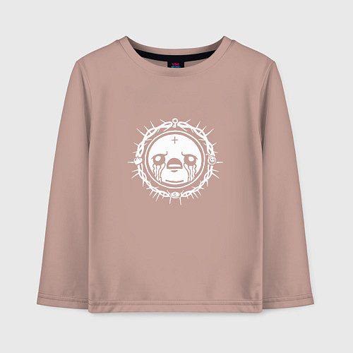 Детский лонгслив Исаак и терновый венец / Пыльно-розовый – фото 1