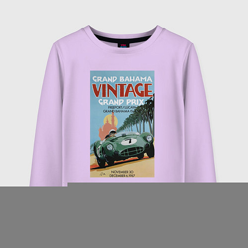 Детский лонгслив Grand Prix VINTAGE / Лаванда – фото 1