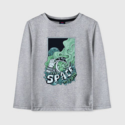 Детский лонгслив Астронавт - from space to earth