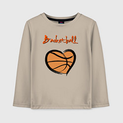 Детский лонгслив Basket lover