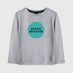 Лонгслив хлопковый детский Recoil - Wilders circle, цвет: меланж
