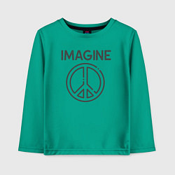 Детский лонгслив Peace imagine