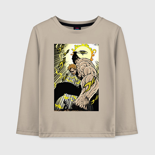Детский лонгслив Семь смертных грехов Эсканор / Миндальный – фото 1