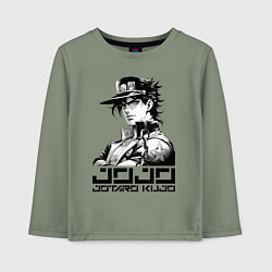 Детский лонгслив Jotaro Kujo - jojo ai art