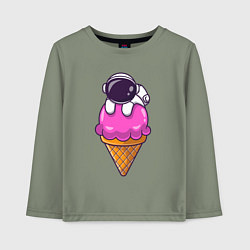 Детский лонгслив Space ice cream