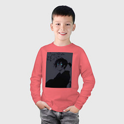 Лонгслив хлопковый детский Бездомный бог Ято, цвет: коралловый — фото 2