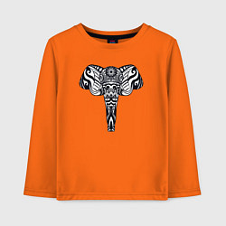 Детский лонгслив Ethnic elephant