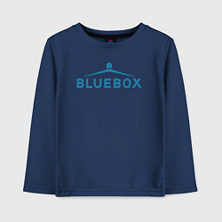 Лонгслив хлопковый детский Доктор Кто Bluebox, цвет: тёмно-синий