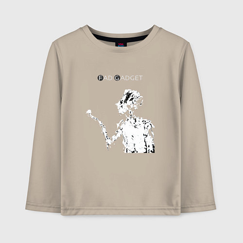 Детский лонгслив Fad Gadget - Tovey live / Миндальный – фото 1