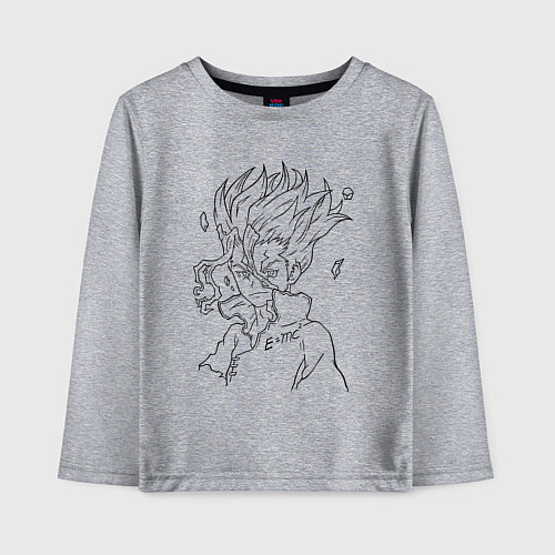 Детский лонгслив Сэнку / Меланж – фото 1