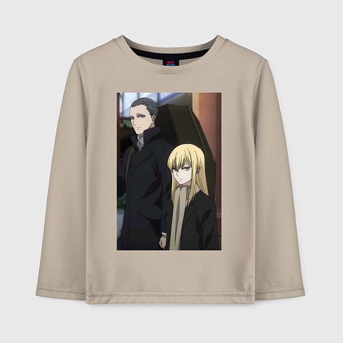 Детский лонгслив Гидо Ашаф / Миндальный – фото 1