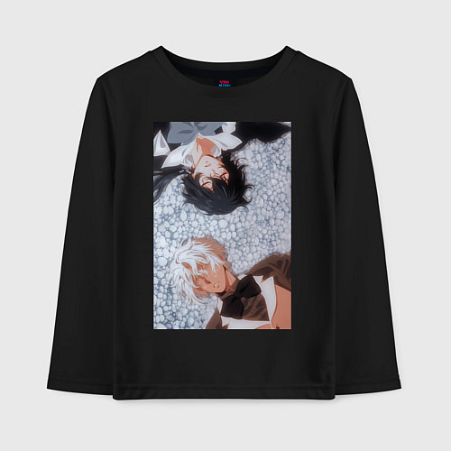 Детский лонгслив Мемуары Ванитаса Ной Архивист / Черный – фото 1