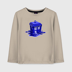 Детский лонгслив Tardis ink