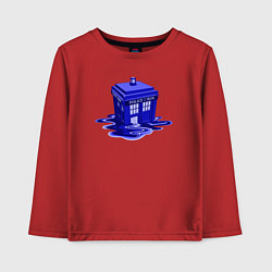 Детский лонгслив Tardis ink