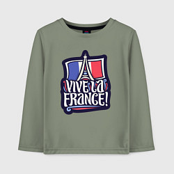 Детский лонгслив Viva la France