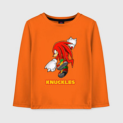 Детский лонгслив Knuckles ехидна из соника