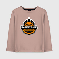 Детский лонгслив Championship basketball