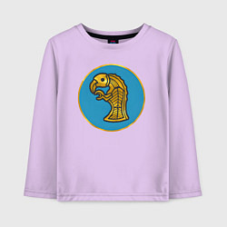 Лонгслив хлопковый детский Юты из Total War: Attila, цвет: лаванда