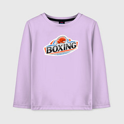 Детский лонгслив Boxing team