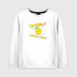 Детский лонгслив Friendly little lemon