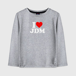 Детский лонгслив I love JDM