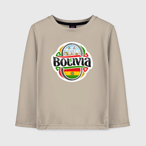 Детский лонгслив Bolivia / Миндальный – фото 1