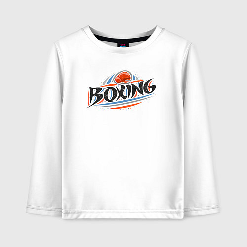 Детский лонгслив Style boxing / Белый – фото 1