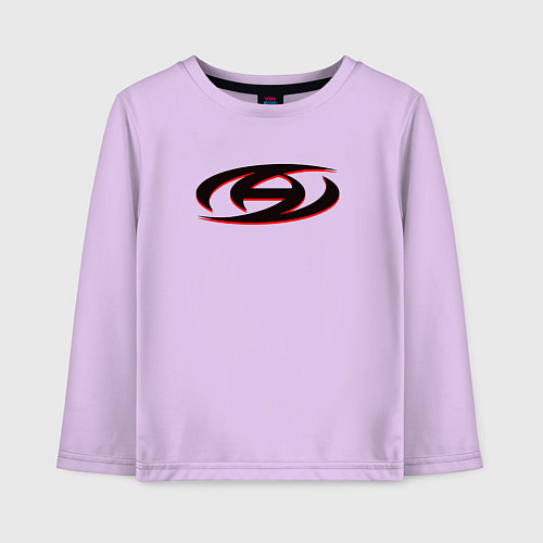 Детский лонгслив Logo Ateez / Лаванда – фото 1