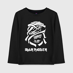 Лонгслив хлопковый детский Eddie Iron Maiden, цвет: черный