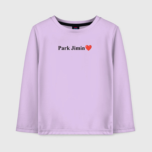 Детский лонгслив BTS Park Jimin / Лаванда – фото 1