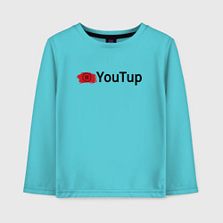 Детский лонгслив Youtup youtube