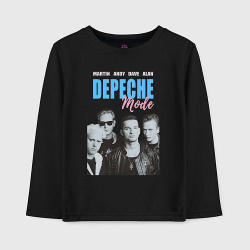 Детский лонгслив Depeche Mode Vintage / Черный – фото 1