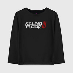 Детский лонгслив Killing floor 3 logo