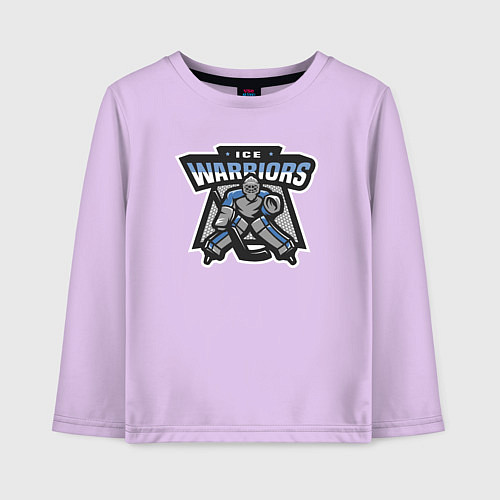 Детский лонгслив Воины льда / Лаванда – фото 1