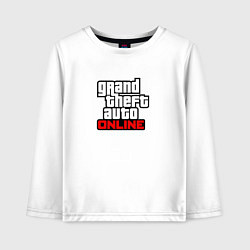 Детский лонгслив GTA online logo game