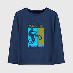 Детский лонгслив Down hill extreme sport