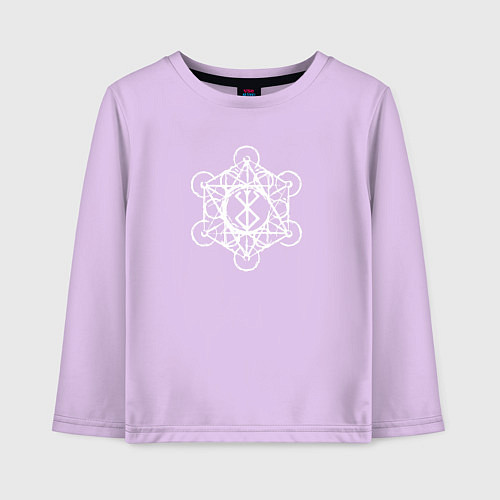 Детский лонгслив Berserk гриффит / Лаванда – фото 1