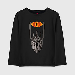 Лонгслив хлопковый детский Саурон и око Властелин колец, цвет: черный
