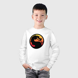 Лонгслив хлопковый детский Mortal Kombat, цвет: белый — фото 2