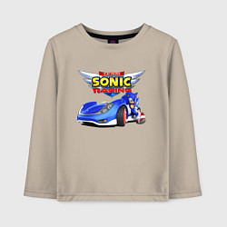 Детский лонгслив Cool hedgehog - Sonic racing team