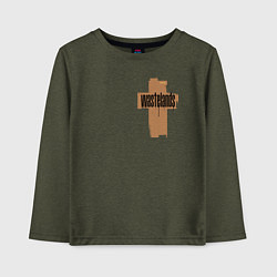 Детский лонгслив Grunge cross