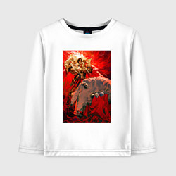 Лонгслив хлопковый детский Empire of Humanity - Warhammer, цвет: белый