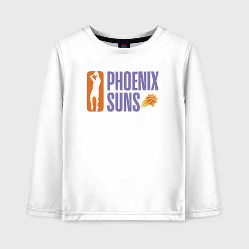 Детский лонгслив Phoenix Suns play / Белый – фото 1