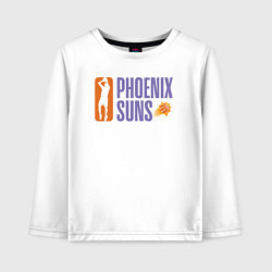 Лонгслив хлопковый детский Phoenix Suns play, цвет: белый