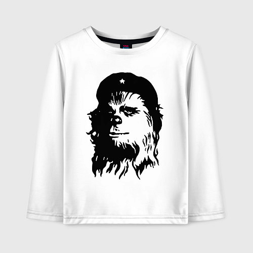 Детский лонгслив Star wars - Chewie Guevara / Белый – фото 1