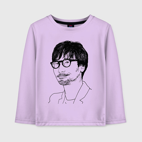 Детский лонгслив Хидэо Кодзима / Лаванда – фото 1