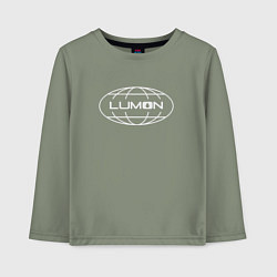 Лонгслив хлопковый детский Корпорация Lumon, цвет: авокадо